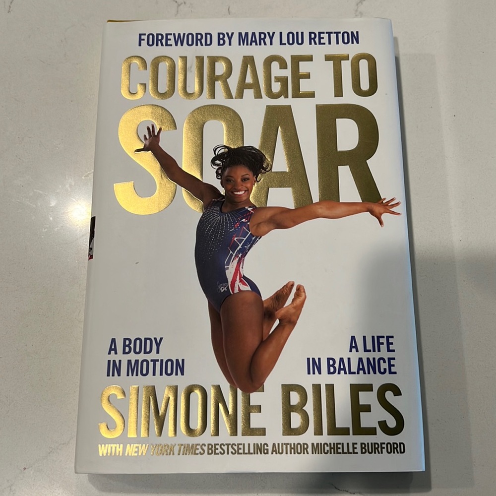 Simone Biles book autographed